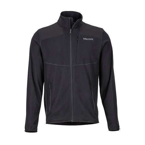 Marmot Reactor Jackets - Mens Fleece Black CA6290837 Canada